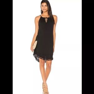 Michael Stars | Dresses | Michael Stars Black Mixed Media Halter Dress |  Poshmark